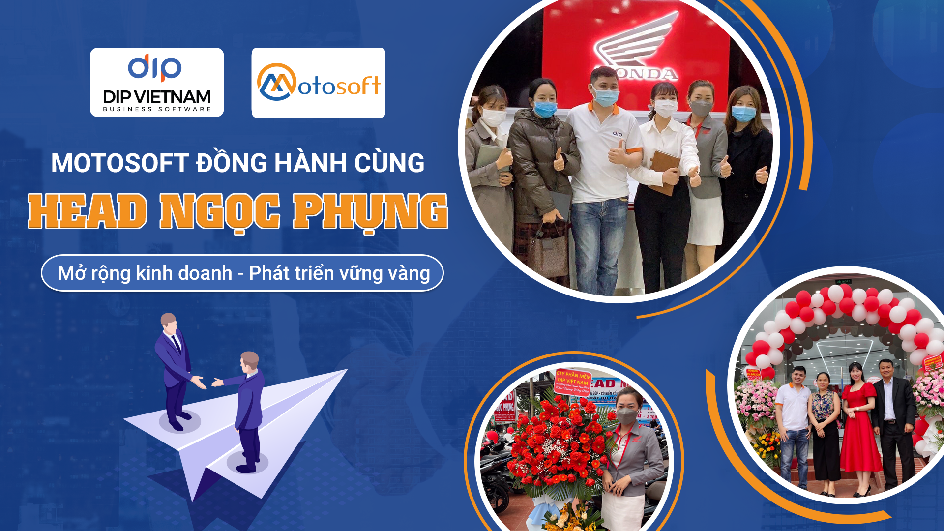 DIP Việt Nam đồng hành cùng Head Ngọc Phụng khi mở rộng cơ sở kinh doanh